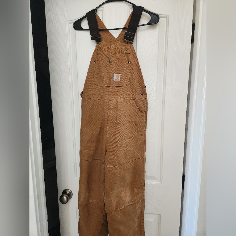Kids carhartt overalls-great condition
